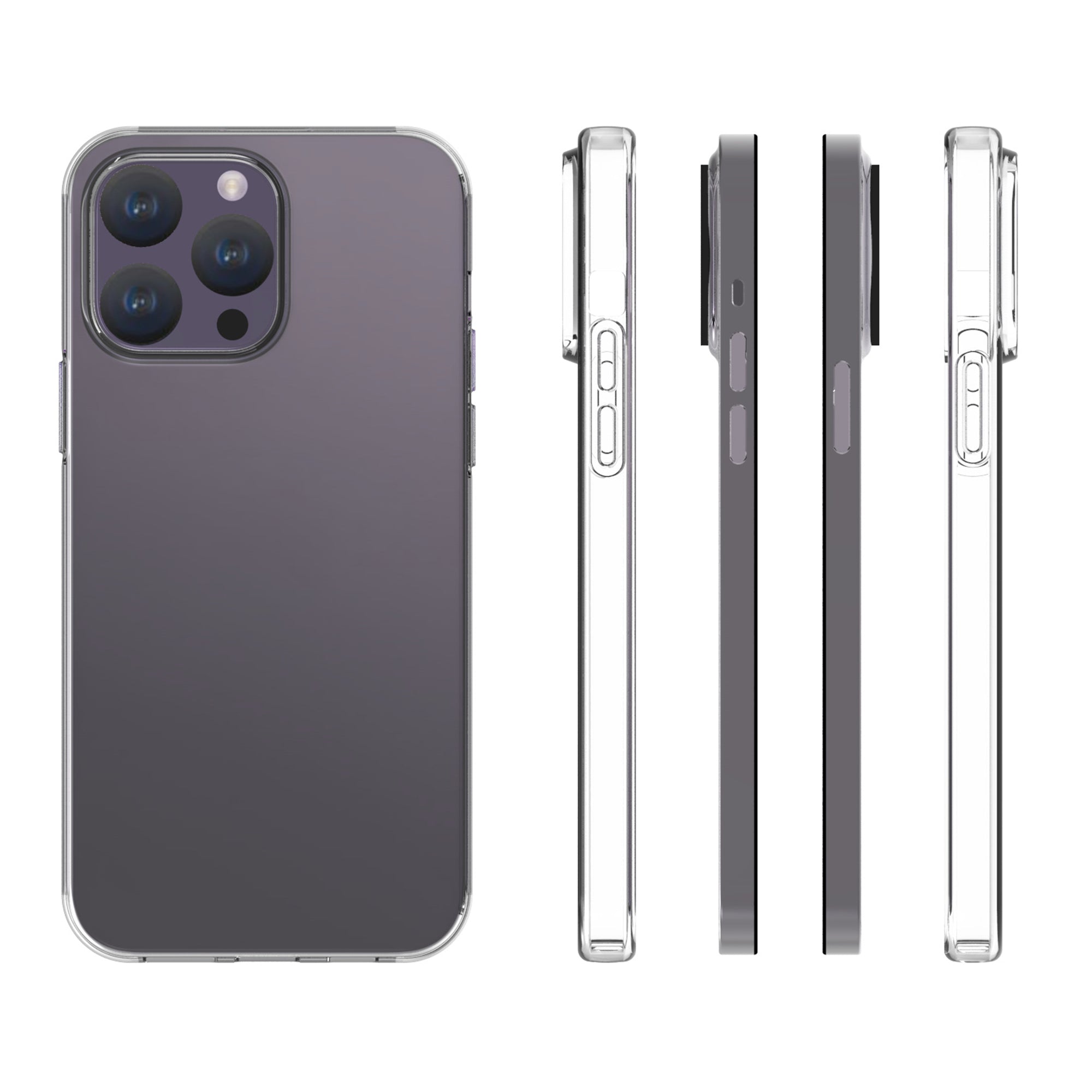 Til iPhone 15 Pro Max Vandmærkefri TPU mobiltelefon etui Blankt faldbestandigt mobiltelefoncover skal Til iPhone 15 Pro Max Vandmærkefri TPU mobiltelefon etui Blankt faldbestandigt mobiltelefoncover skal